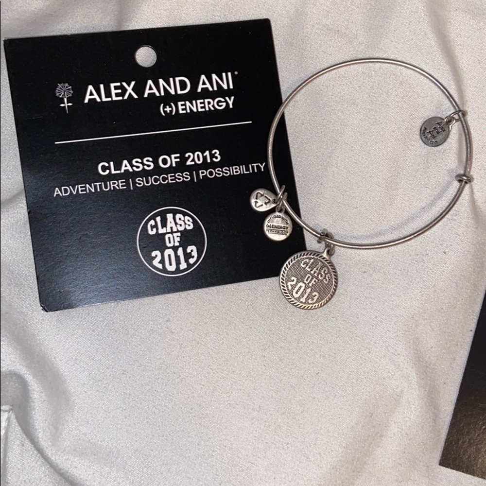 ALEX AND ANI silver Class of 2013 bracelet